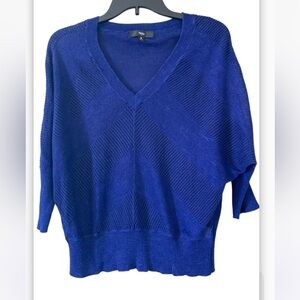 Mossimo Cobalt Blue Vneck Light Sweater SIZE S
